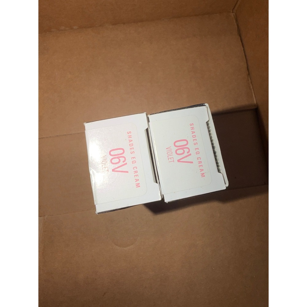 Redken Shades EQ Cream 06V‎ Violet Demi-Permanent Hair Color 2oz Lot of 2